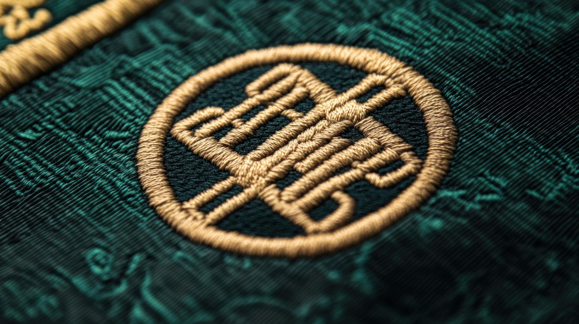 Ręczna wioska — Premium wschodnia w rozmowie z haftem logo
